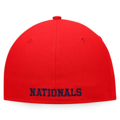 Washington Nationals Fanatics Iconic Color Blocked Fitted Hat - White/Red - Fanatics Sale