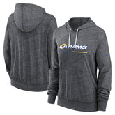 Nike Los Angeles Rams Women's Team Spirit Gym Vintage Lightweight Hoodie Top Heather Charcoal