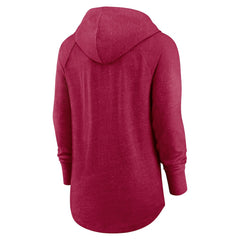 Nike Washington Commanders Women's Minimal Statement Lightweight Raglan Funnel Neck Pullover Hoodie Burgundy