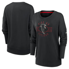 Nike Atlanta Falcons Women's Rewind Playback Icon Performance Pullover Sweatshirt Black