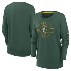 Nike Green Bay Packers Women's Rewind Playback Icon Performance Pullover Sweatshirt Green