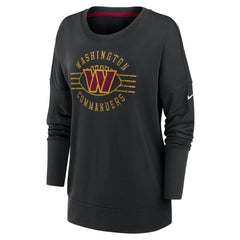 Nike Washington Commanders Women's Rewind Playback Icon Performance Pullover Sweatshirt Black