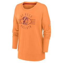 Nike Tampa Bay Buccaneers Women's Rewind Playback Icon Performance Pullover Sweatshirt Orange