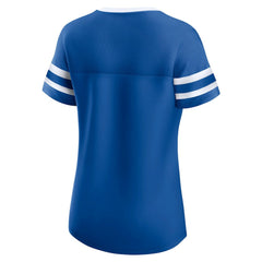 Fanatics Indianapolis Colts Women's Original State Lace-Up T-Shirt Royal