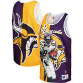 Mitchell & Ness Randy Moss Minnesota Vikings Retired Player Graphic Tank Top Purple/Gold