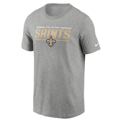 Nike New Orleans Saints Muscle T-Shirt Heathered Gray