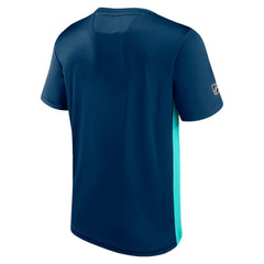 Seattle Kraken Fanatics Authentic Pro Rink Tech T-Shirt - Deep Sea Blue/Light Blue - NHL 4503837