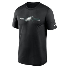 Nike Philadelphia Eagles Horizontal Lockup Legend T-Shirt Black