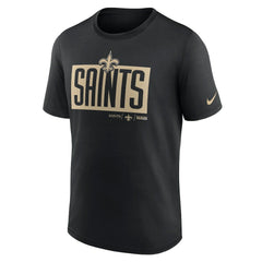 Nike New Orleans Saints Exceed Performance T-Shirt Black