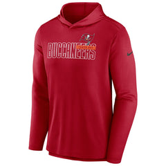 Nike Tampa Bay Buccaneers Lightweight Performance Hooded Long Sleeve T-Shirt Red