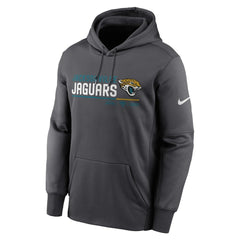 Nike Jacksonville Jaguars Prime Logo Name Split Pullover Hoodie Anthracite
