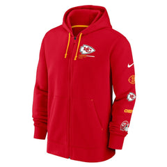 Nike Kansas City Chiefs Surrey Full-Zip Hoodie Red