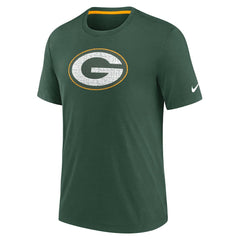Nike Green Bay Packers Rewind Playback Logo Tri-Blend T-Shirt Green