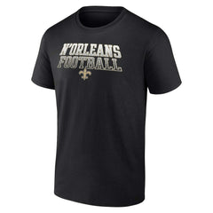 Fanatics New Orleans Saints Big & Tall N'Orleans Football Statement T-Shirt Black