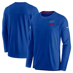 Nike Buffalo Bills Sideline Lockup Performance Pullover Sweatshirt Royal