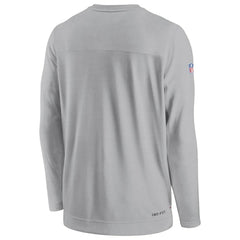 Nike Cleveland Browns Sideline Lockup Performance Pullover Sweatshirt Gray