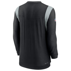 Nike Las Vegas Raiders Sideline Tonal Logo Performance Player Long Sleeve T-Shirt Black