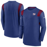 Nike New York Giants Sideline Tonal Logo Performance Player Long Sleeve T-Shirt Royal