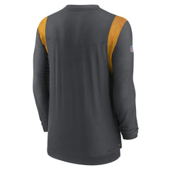 Nike Washington Commanders Sideline Tonal Logo Performance Player Long Sleeve T-Shirt Charcoal