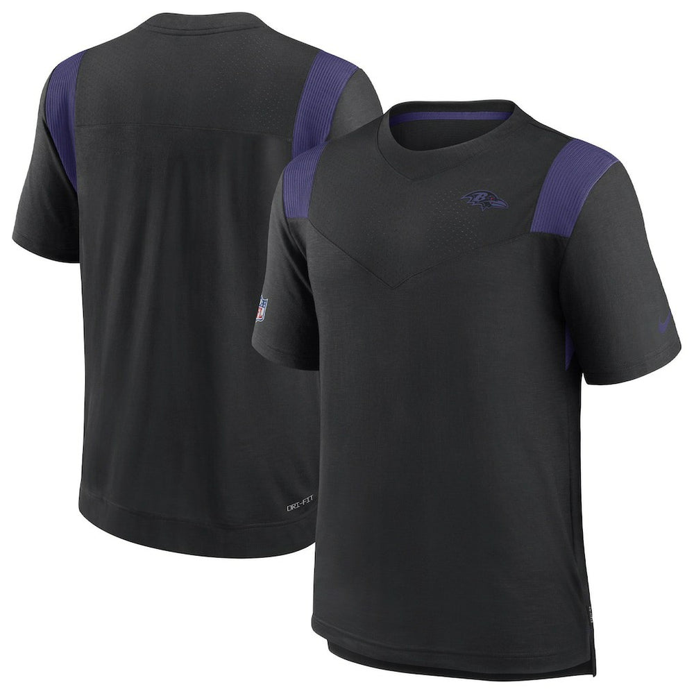 Nike Baltimore Ravens Sideline Tonal Logo Performance Player T-Shirt Black