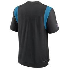 Nike Carolina Panthers Sideline Tonal Logo Performance Player T-Shirt Black