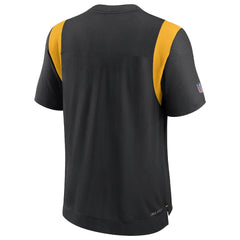 Nike Pittsburgh Steelers Sideline Tonal Logo Performance Player T-Shirt Black