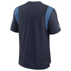 Nike Tennessee Titans Sideline Tonal Logo Performance Player T-Shirt Navy