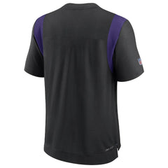 Nike Minnesota Vikings Sideline Tonal Logo Performance Player T-Shirt Black