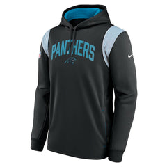 Nike Carolina Panthers Sideline Athletic Stack Performance Pullover Hoodie Black