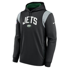 Nike New York Jets Sideline Athletic Stack Performance Pullover Hoodie Black