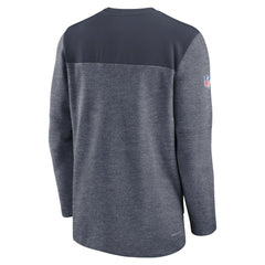 Nike Chicago Bears Sideline Lockup Performance Quarter-Zip Top Navy