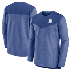 Nike New York Giants Sideline Lockup Performance Quarter-Zip Top Royal