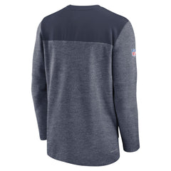 Nike Tennessee Titans Sideline Lockup Performance Quarter-Zip Top Navy