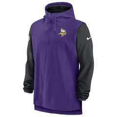 Nike Minnesota Vikings Sideline Player Quarter-Zip Hoodie Purple/Black