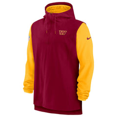Nike Washington Commanders Sideline Player Quarter-Zip Hoodie Burgundy/Gold