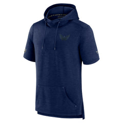 Washington Capitals Fanatics Authentic Pro Road Performance Short Sleeve Pullover Hoodie - Heather Navy - NHL 4509171
