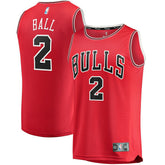 Lonzo Ball Chicago Bulls Youth Fast Break Road Replica Jersey for sale Icon Editi- Red | Fanatics