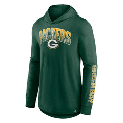 Fanatics Green Bay Packers Front Runner Long Sleeve Hooded T-Shirt Green