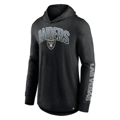Fanatics Las Vegas Raiders Front Runner Long Sleeve Hooded T-Shirt Black