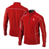 Houston Rockets Shotgun Quarter-Zip Pullover Jacket for sale Red | Columbia