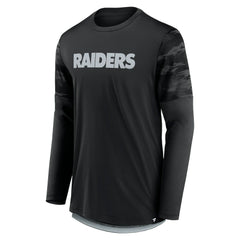Fanatics Las Vegas Raiders Square Off Long Sleeve T-Shirt Black/Silver