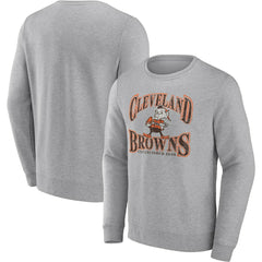 Fanatics Cleveland Browns Playability Pullover Sweatshirt Heathered Gray
