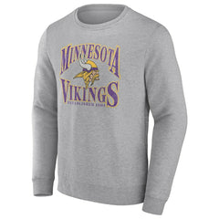Fanatics Minnesota Vikings Playability Pullover Sweatshirt Heathered Gray