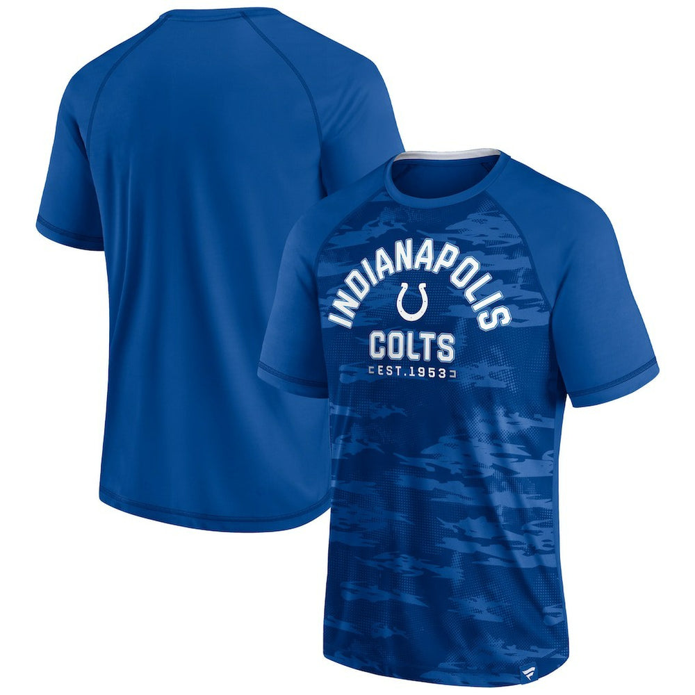 Fanatics Indianapolis Colts Hail Mary Raglan T-Shirt Royal