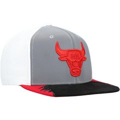 Chicago Bulls Day 5 Snapback Hat Gray/White | Mitchell & Ness discount
