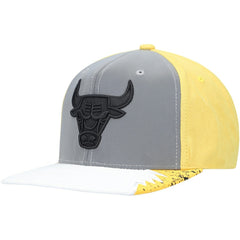 Chicago Bulls Day 5 Snapback Hat Gray/Yellow | Mitchell & Ness online