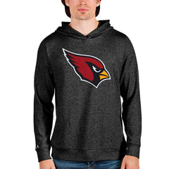 Arizona Cardinals Antigua Team Absolute Pullover Hoodie Heathered Black