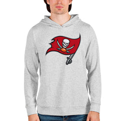 Tampa Bay Buccaneers Antigua Team Absolute Pullover Hoodie Heathered Gray