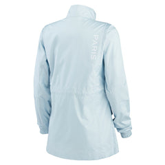 Paris Saint-Germain Women's M65 Woven Full-Zip Jacket Light Blue - Nike