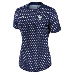 France National Team Women's 2022/23 Pre-Match Home Performance Top Navy - Nike for sale